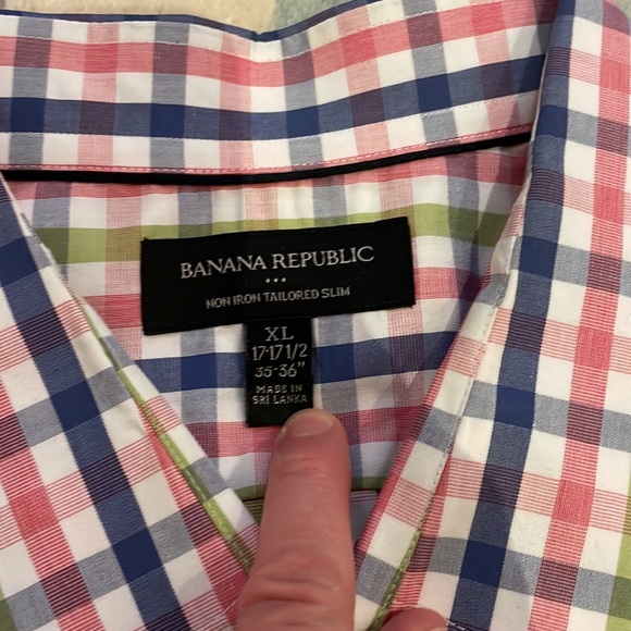 Banana Republic non-iron tailored slim shirt, size XL - Picture 2 of 3